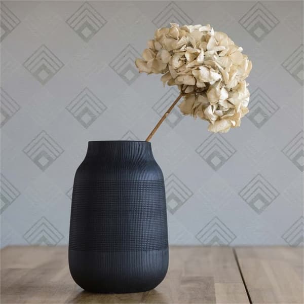 Grafiskt Tapet Domenico M1-No.519 Grå Vit Designertapet
