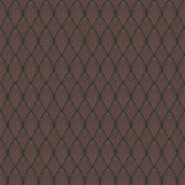 Grafisk Tapet Roberto M1-No.459 Koppar Svart Design Tapet