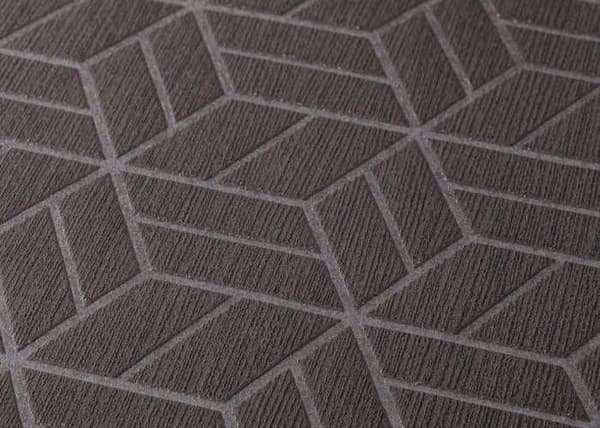 Grafiskt Tapet M1-No.1579 Non-woven Tapet Svart Silver Geometrisk