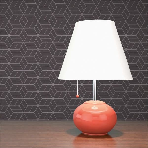 Grafiskt Tapet M1-No.1579 Non-woven Tapet Svart Silver Geometrisk
