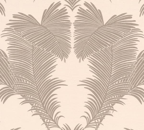 Tapetblad Aurora M1-No.1688 Beige Glans Palmträd