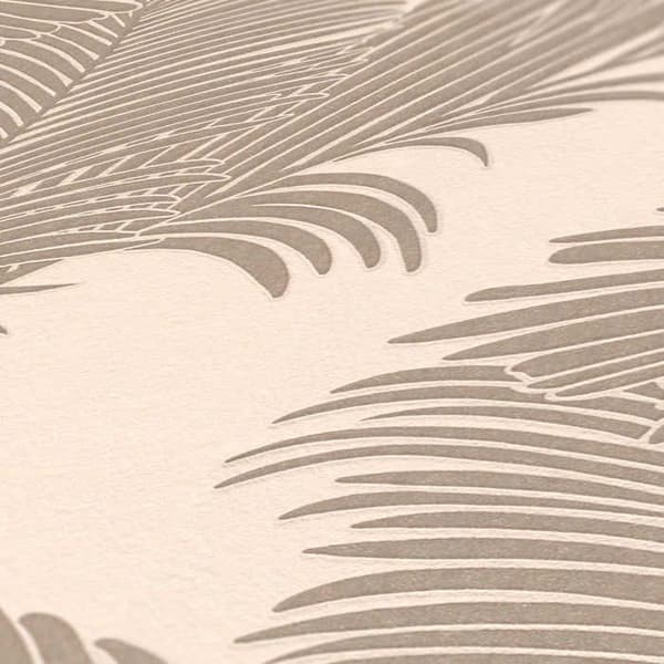 Tapetblad Aurora M1-No.1688 Beige Glans Palmträd