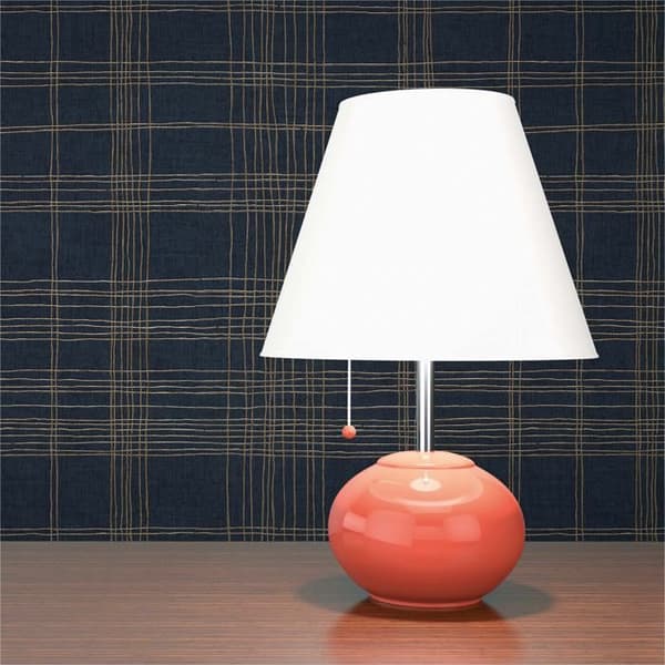 Grafiskt Tapet Tino M1-No.1614 Blå Guld Geometrisk Struktur