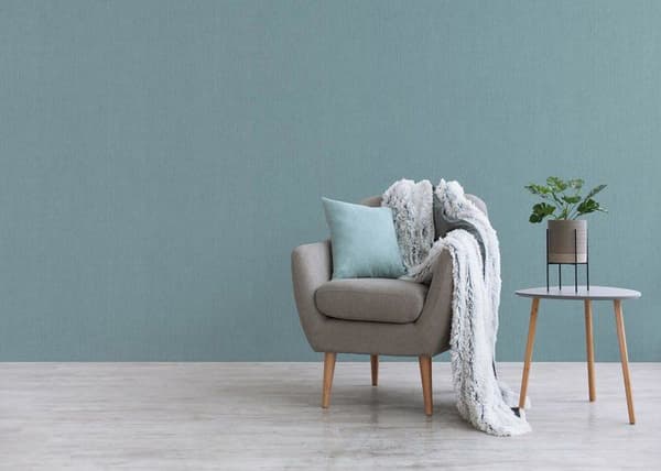 Enfärgat Tapet M1-No.1722 Non-woven tapet Blå Enfärgad tapet