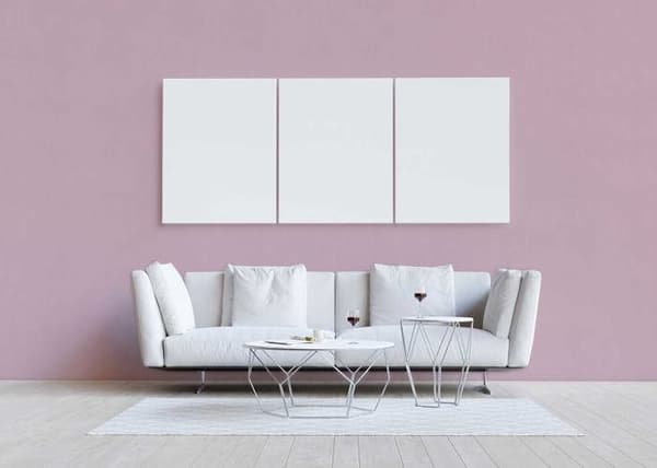 Enfärgad Tapet M1-No.3322 Non-woven Tapet Rosa Enfärgad Tapet
