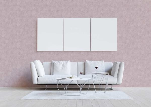 Enfärgad tapet M1-No.3337 Non-woven tapet Rosa Enfärgad tapet
