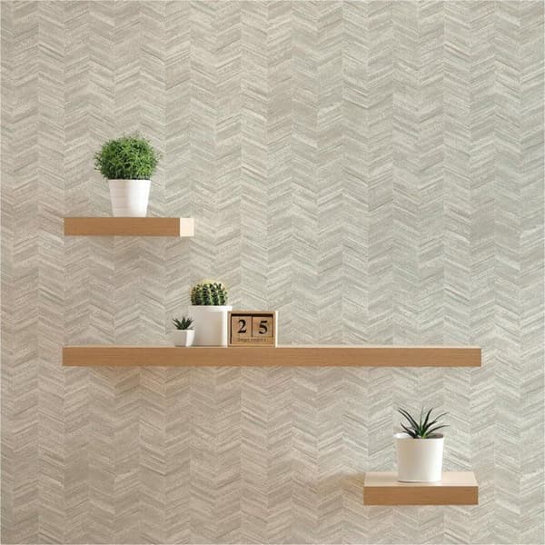 Grafiskt Tapet Domenico M1-No.3410 Grå Beige Geometrisk Abstrakt