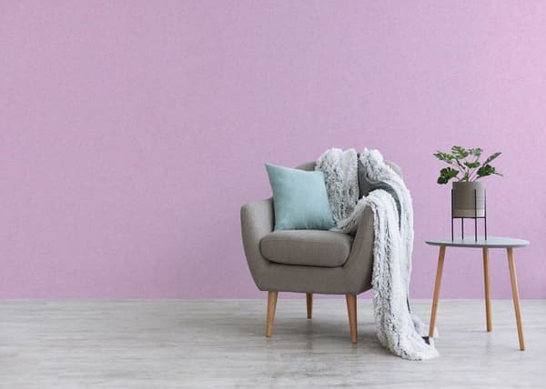 Enfärgat Tapet M1-No.3306 Non-woven tapet Rosa Enfärgat tapet