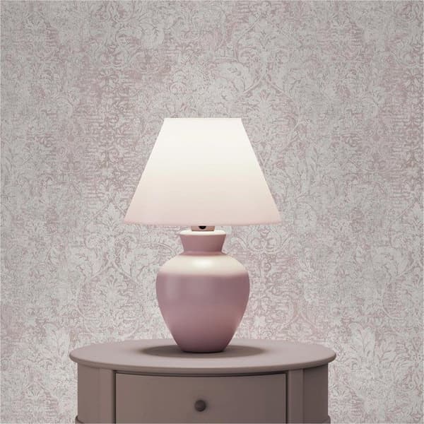 Barocktapet Alessia M1-No.3351 Rosé Vit Barock Ornament