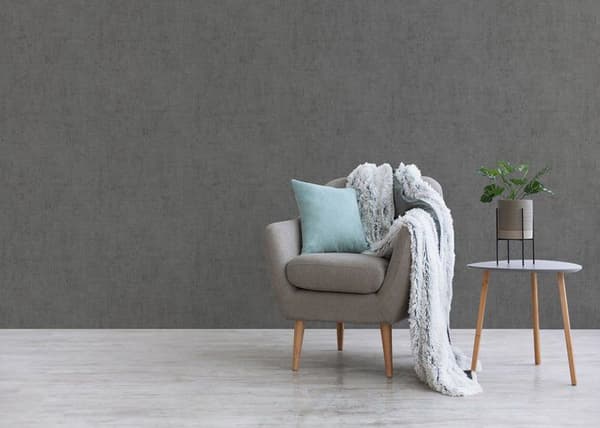 Enfärgad tapet M1-No.3333 Non-woven tapet Grå enfärgad tapet