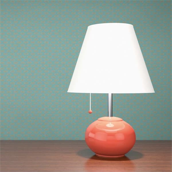 Papier M1-No.1686 Non-woven tapet Turquoise Blå Geometrisk