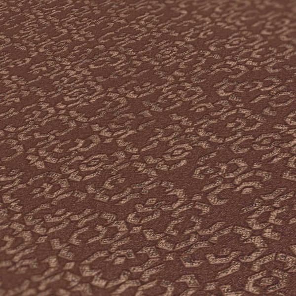 Grafiskt Tapet Carlo M1-No.1602 Röd Guld Geometrisk Struktur