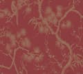 Miniatyrbild 4 av 5: Tapet Blommor M1-No.1603 Non-woven tapet Röd Guld Natur Blommig