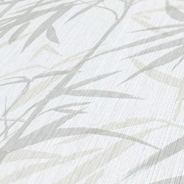 Tapetblad Enrico M1-No.1624 Non-woven tapet Beige Grädde Palmträd