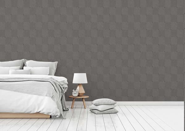 Grafiskt Tapet M1-No.1583 Non-woven Tapet Grå Silver Geometrisk
