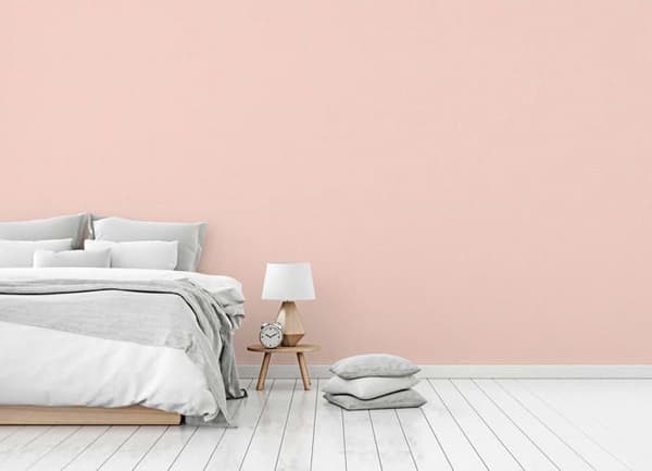 Art déco tapet M1-No.1687 Non-vävt tapet Rosa Vit Geometrisk