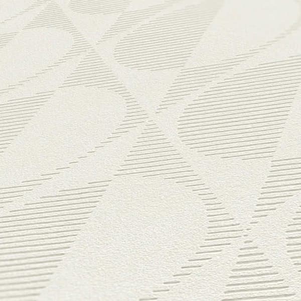 Retro Tapet M1-No.1675 Kräm Beige Geometrisk Grafisk