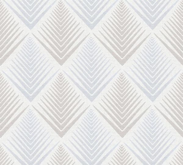 Grafiskt Tapet Tino M1-No.1642 Blå Grå Geometrisk