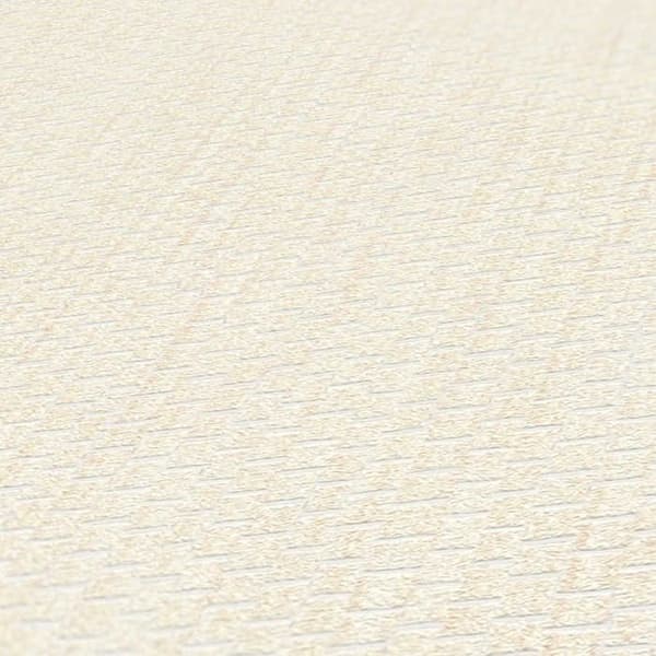 Enfärgad tapet M1-No.1727 Non-woven tapet Creme Vit Strukturerad Enfärgad