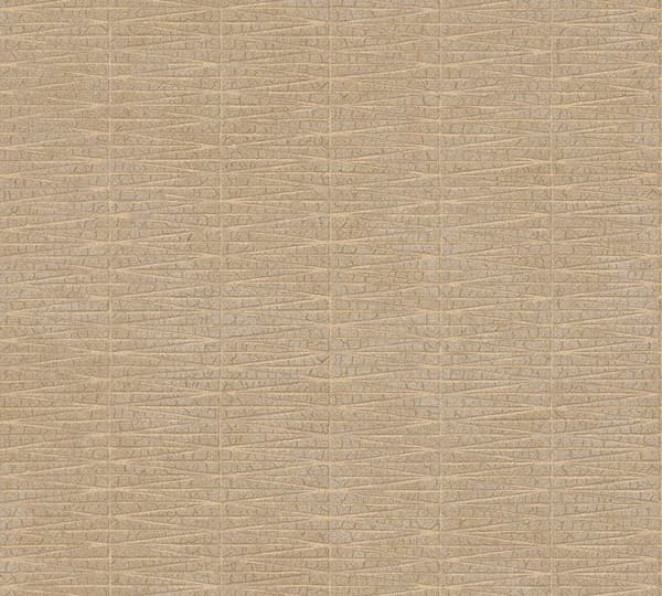 Vintage Tapet M1-No.1705 Metalliserad Brun Geometrisk Struktur