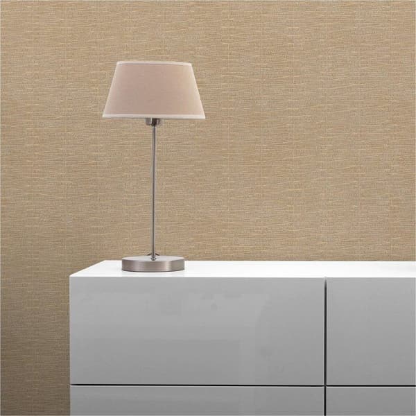 Vintage Tapet M1-No.1705 Metalliserad Brun Geometrisk Struktur