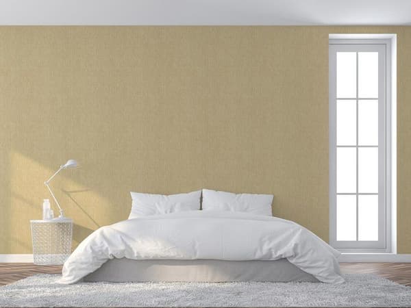 Enfärgat Tapet M1-No.1729 Non-woven Tapet Gul Vit Struktur Enfärgad