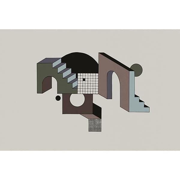 Abstrakt fototapet M1-No.61384 - Tadessi - Digitaltryck - Grå - Brun - Modern