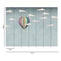 Miniatyrbild 2 av 4: Sky Photo Wallpaper M1-No.10320 - Tadessi - Digitaltryck - Blått - Modernt - Barnrum - Moln - Ballong