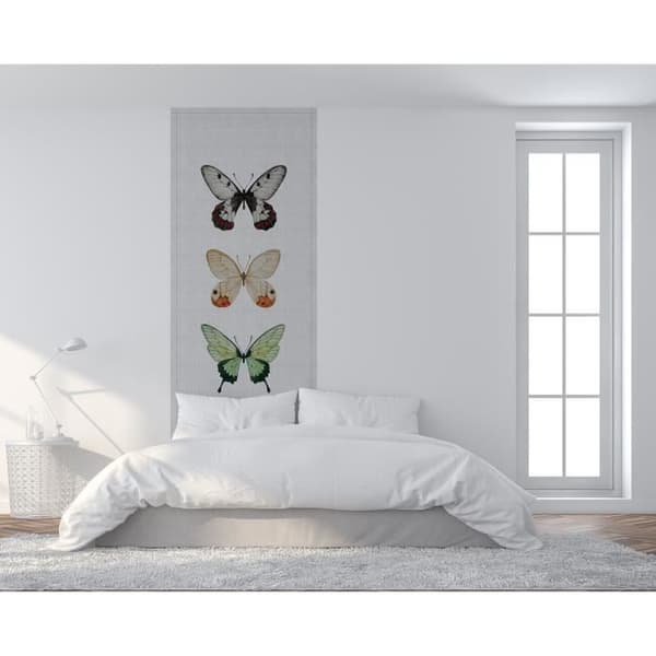 Butterfly Photo Wallpaper M1-No.60759 - Tadessi - Digitaltryck - Grå - Vit - Djur