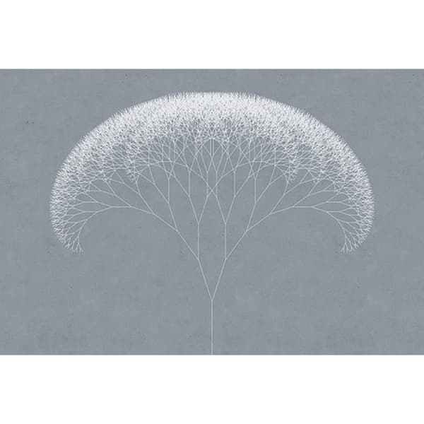 Fototapet Blommor M1-No.60703 - Tadessi - Digitaltryck - Blå - Vit - Maskros