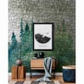 Miniatyrbild 2 av 4: Fototapet imiterad sten M1-No.10277 - Tadessi - Digitaltryck - Grön - Grå - Skog - Urban - Loft