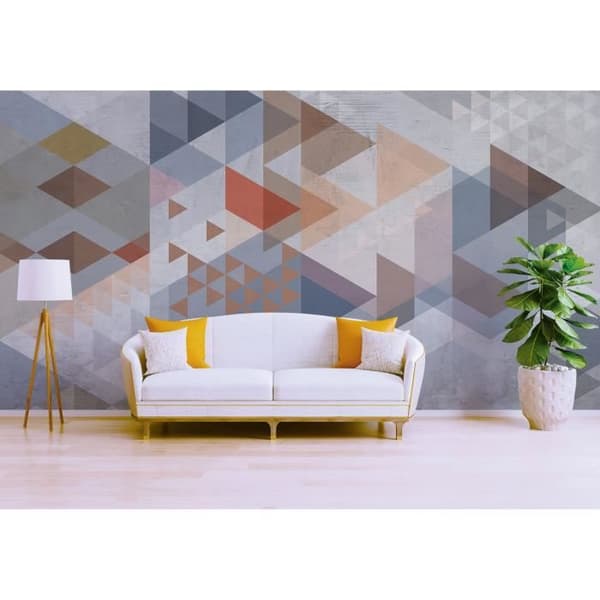 Grafisk fototapet M1-No.60343 - Tadessi - Digitaltryck - Blå - Grå - Modern