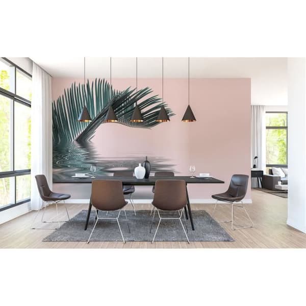 Palmträd Fototapet M1-No.61017 - Tadessi - Digitaltryck - Rosa - Grön - Natur