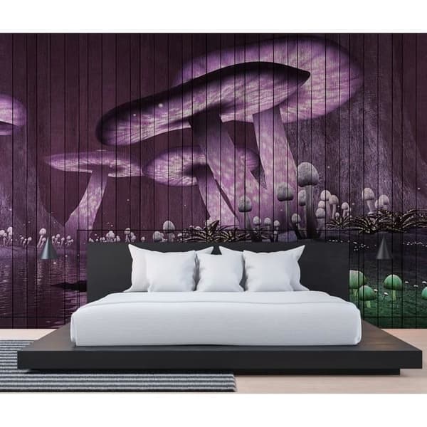 Fototapet Fairytale Forest M1-No.60806 - Tadessi - Digitaltryck - Lila - Grön