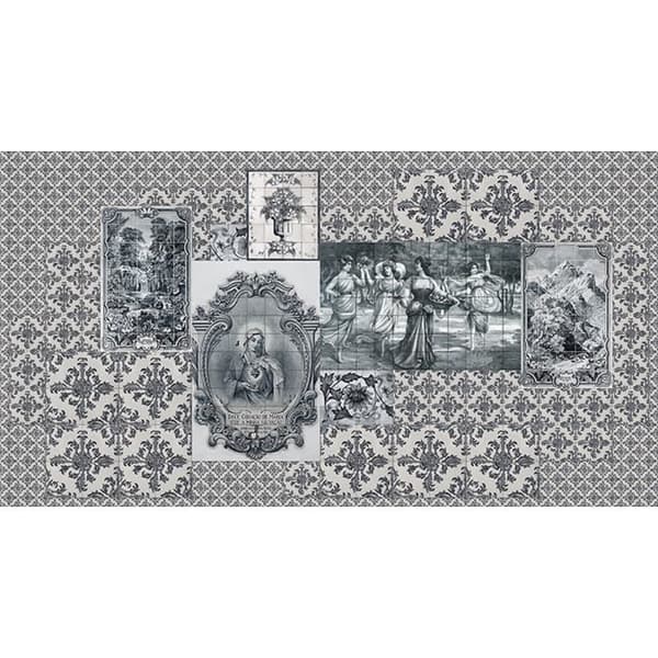 Fototapet imitation M1-No.60728 - Tadessi - Digitaltryck - Grå - Vit - Vintage