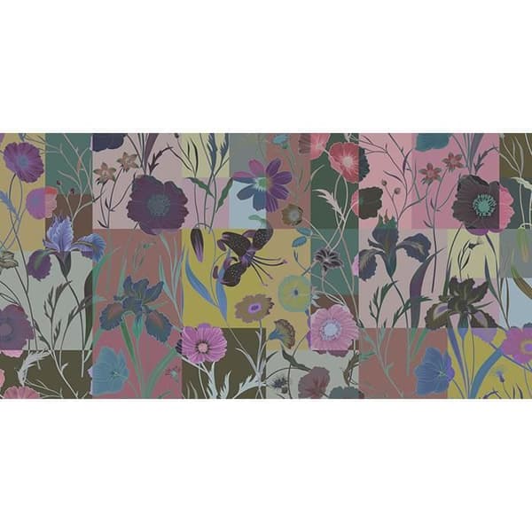 Tapet blommor M1-No.60815 flerfärgad digitaltryck blommig