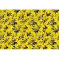 Miniatyrbild 1 av 3: Tapet blommor M1-No.60990 Digitaltryck Gul Grön Rosor