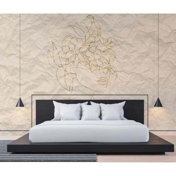 Modern fototapet M1-No.61121 - Tadessi - Digitaltryck - Beige - Gul