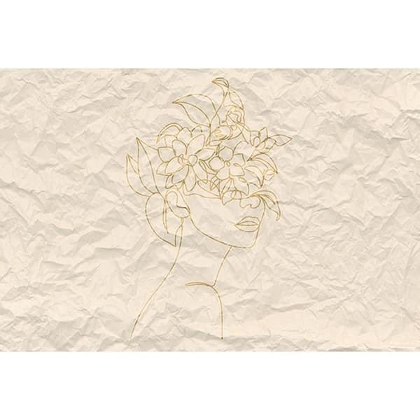 Modern fototapet M1-No.61121 - Tadessi - Digitaltryck - Beige - Gul