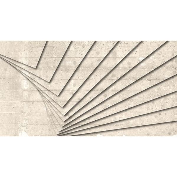 Fototapet imiterad betong M1-No.60073 - Tadessi - Digitaltryck - Beige - Vit - Grafisk - Abstrakt