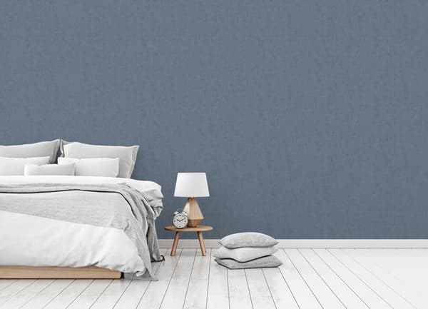 Enfärgad tapet M1-No.3066 Non-woven tapet Blå enfärgad tapet
