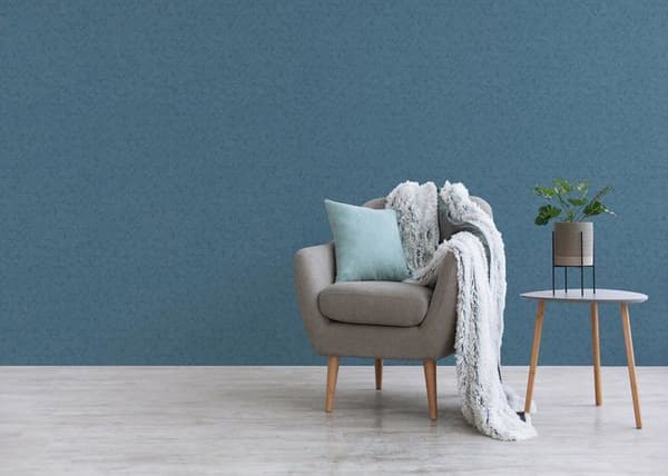 Enfärgad Tapet M1-No.2988 Non-woven Tapet Blå Enfärgad Tapet