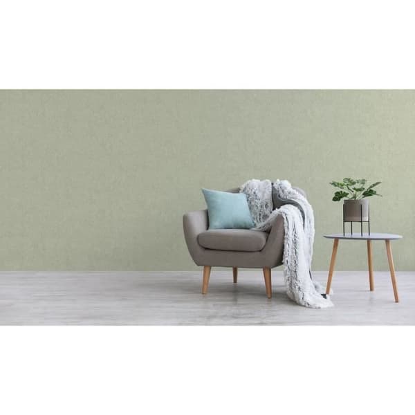 Enfärgad tapet M1-No.2946 | Non-woven tapet | Grön | Unicolor