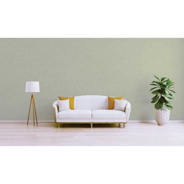 Enfärgad tapet M1-No.2946 | Non-woven tapet | Grön | Unicolor