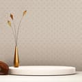 Miniatyrbild 1 av 4: Art Deco matta M1-No.3100 | Non-woven tapet | Kräm |struktur | Geometrisk