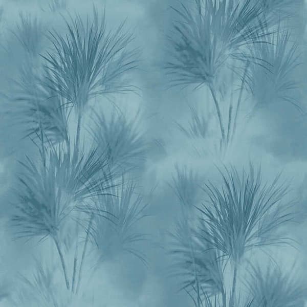 Tapet Blad Aleix M1-No.2972 Non-vävt tapet Blå Natur Blommig