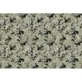 Miniatyrbild 1 av 3: Tapet blommor M1-No.60986 Digitaltryck Grön Beige Rosor