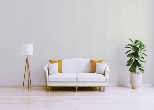 Enfärgad tapet M1-No.2960 Tapet i non-woven Creme Enfärgad tapet
