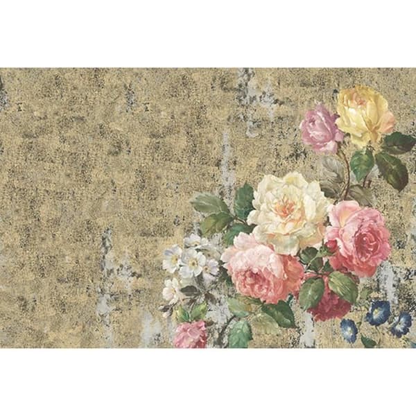 Fototapet Blommor M1-No.60044 - Tadessi - Digitaltryck - Gul - Rosa - Rosor - Natur