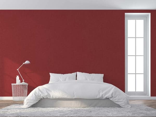 Enfärgad tapet M1-No.3143 Non-woven tapet Röd enfärgad tapet